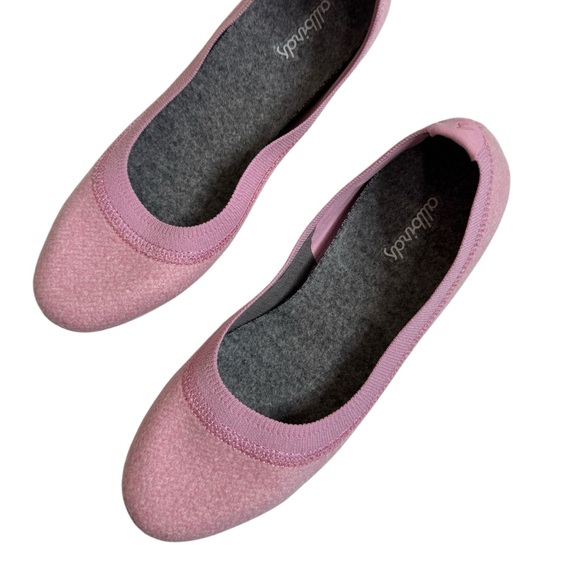 Allbirds Tree Breezers Wool Ballet Flats Slip On Shoes Buoyant Pink Womens 7 - Picture 1 of 11